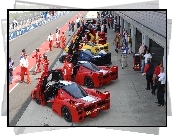 Ferrari FXX, Widok, Z, Góry, Kierowcy