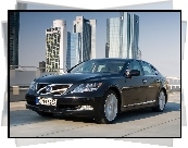 Czarny, Lexus LS 600H, Hybryda