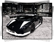 Czarno, Białe, Lamborghini Gallardo