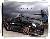 Czarne, Porsche, 997