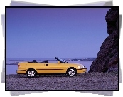 Saab 9-3, żółte Cabrio