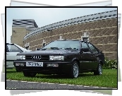 Czarne, Audi, Coupe, GT