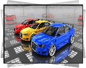 Audi A4, Tuning, Odbicia, Lustrzane