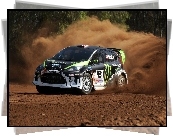 Droga, Kurz, Żwir, Rajdowy, Ford Fiesta WRC