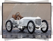 Biały, Mercedes 120 Hp, Klasyk, 1906 Rok