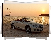 Bentley Continental GTC, Srebrny, Kabriolet