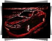 Samochód, Mazda 626, Neon, Fractalius