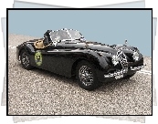 Jaguar, XK,120, Black