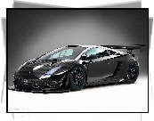 Czarne, Lamborghini, Gallardo, FL2, GT3, Przód