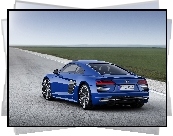 Niebieskie, Audi, R8, Tył