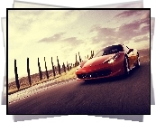 Czerwone, Ferrari, 458 Italia