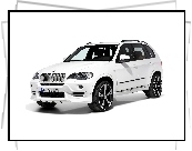 Bmw, Samochód, Biały, E70, X5