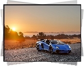 Lamborghini Aventador, LP-750, Zachód słońca