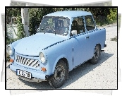 Bulgaria, Balchik cars, Niebieski, Trabant