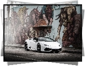 Samochód, Lamborghini, Graffiti