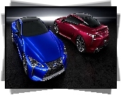 Czerwony, Niebieski, Lexus LC 500