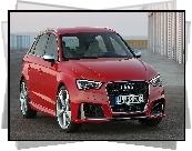 Czerwone, Audi RS3 Sportback, 2015