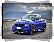 Niebieskie, BMW M4 CS, 2018, Góry