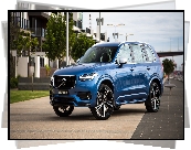 Niebieskie, Volvo XC90 T6 R-Design, 2016