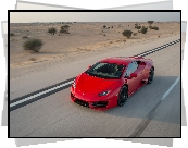 Czerwone, Lamborghini Huracan LP 580-2, 2016