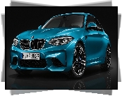 Niebieskie, BMW M2 Coupe Long Beach Blue Metallic, 2016