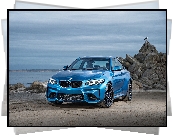 Niebieskie, BMW M2 Coupe, F87, 2016