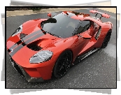 Czerwony, Ford GT, 2017