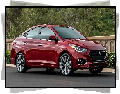 Czerwony, Hyundai Accent, 2018