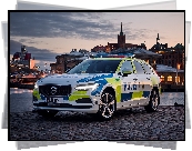 Samochód policyjny, Volvo V90, 2016
