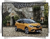 Żółty, Renault Scenic, 2016, Dom