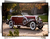 Zabytkowy, Duesenberg Disappearing Top Torpedo Convertible Coupe, 1929