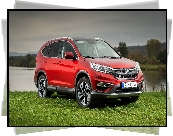 Czerwona, Honda CR-V, 2015