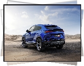 Niebieskie, Lamborghini Urus, SUV, 2018