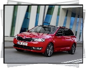 Czerwona, Skoda Rapid Spaceback, 2013