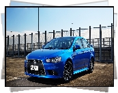 Niebieski, Mitsubishi Lancer ES Sport, 2014