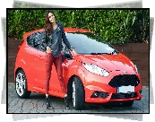 Czerwony, Ford Fiesta ST, 2013, Kobieta, Nadia Forde