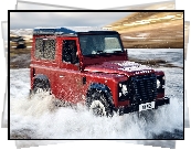 Land Rover Defender Works V8, 2018, Rozbryzgująca, Woda