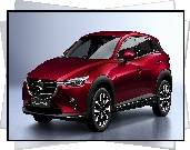 Mazda CX-3, AWD, Czerwona