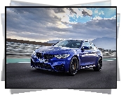 Niebieskie, BMW M4 CS, Coupe, 2017