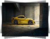 Żółte, Porsche Cayman GT4