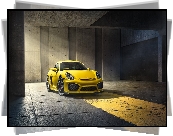 Porsche Cayman GT4, Żółte, Przód