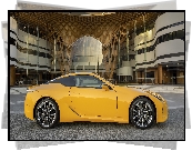 Żółty, Lexus LC500, Bok