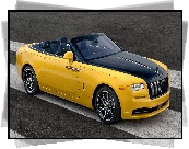 Żółty, Rolls-Royce Dawn, Cabrio
