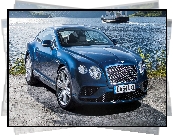 Niebieski, Bentley Continental GT, Przód