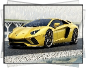 Żółty, Lamborghini Aventador