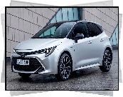 Biała, Toyota Corolla, Hatchback, 2019