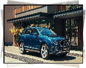 Niebieski, Bentley Bentayga Hybrid