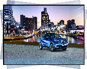 Niebieski, Renault Captur, Wieżowce