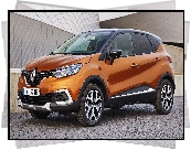 Jasnobrązowy, Renault Captur, Bok, Przód