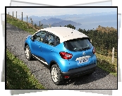 Niebieski, Renault Captur, Biały, Dach